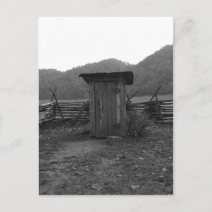 Outhouse-vykort Vykort