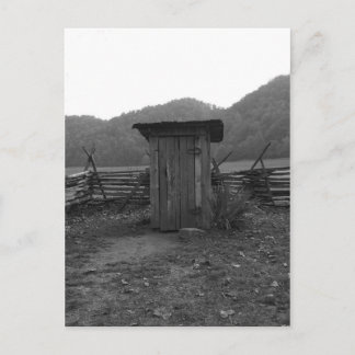 Outhouse-vykort Vykort