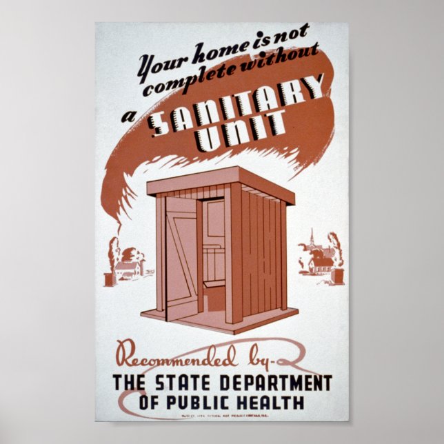 Outhouse WPA-Poster Poster (Framsidan)