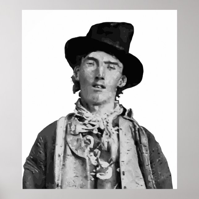 OUTLAW BILLY KID POSTER (Framsidan)