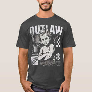 OUTLAW – Fallen Angel Rebellion Grafisk T-shirt