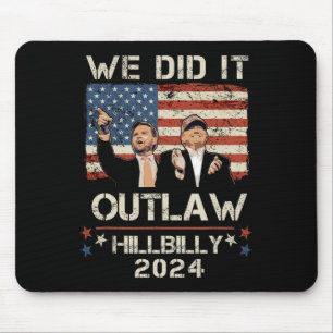 Outlaw Hillbilly 2024 Trump Vance vi gjorde det Musmatta