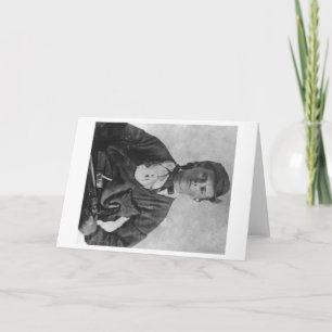 Outlaw Jesse James Porträtt Photograph Kort