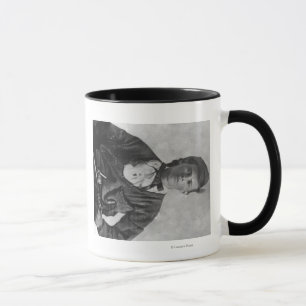 Outlaw Jesse James Porträtt Photograph Mugg