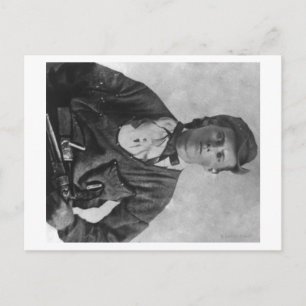 Outlaw Jesse James Porträtt Photograph Vykort