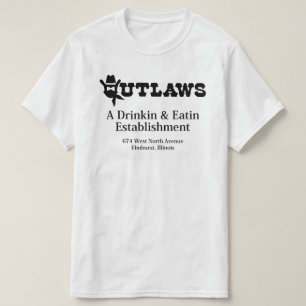 Outlaw Restaurant & Pub, Elmhurst, IL Tee