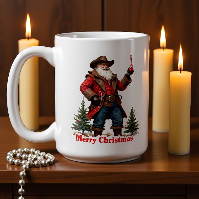 Outlaw Santa Christmas Ornament Kaffemugg (Skapare uppladdad)