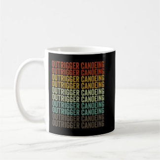 Outrigger Canoeing Sports Retro Kaffemugg