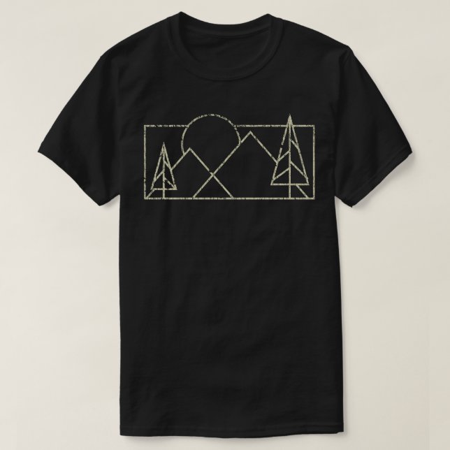 Outrs TShirtSynthwave Mountains 986 TShirt T Shirt (Design framsida)