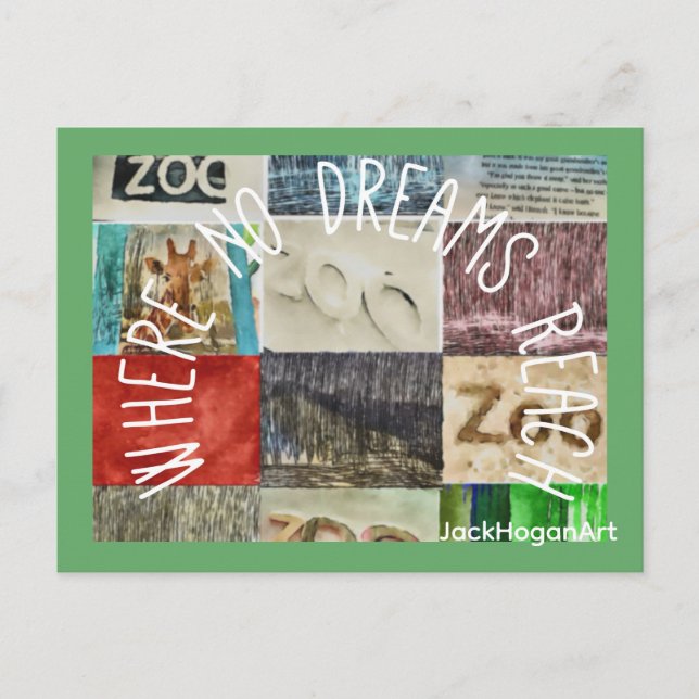 Outsider Artist Postcard Vykort (Framsida)