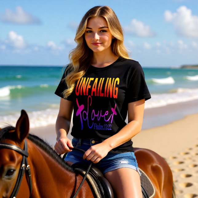 Outsinlig kärlek Psalm 33 22 Kristet T Shirt (Skapare uppladdad)