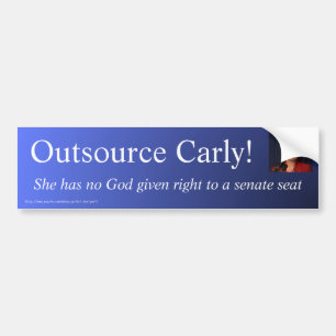 "Outsource Carly!", bildekal