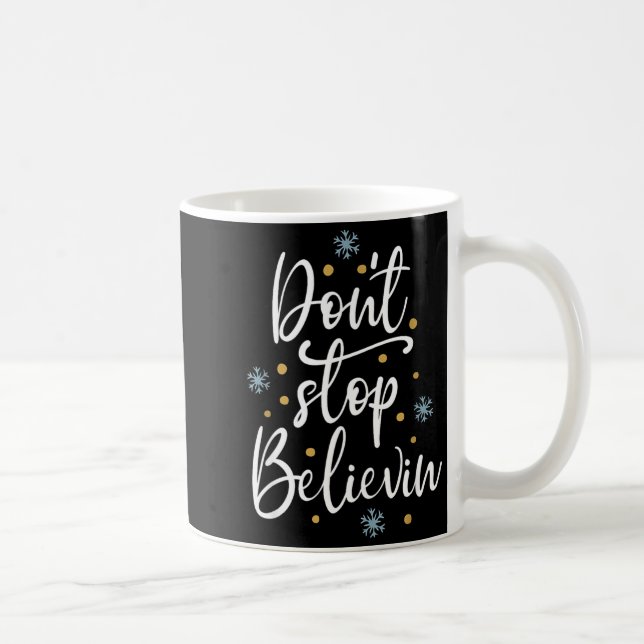 Outstading For Melanin Don't Stop Believing - Men' Kaffemugg (Höger)