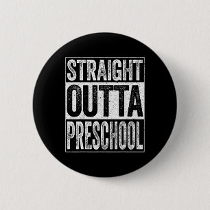 Outta Preschool Boy Girl Studenten Shirt 1 Knapp