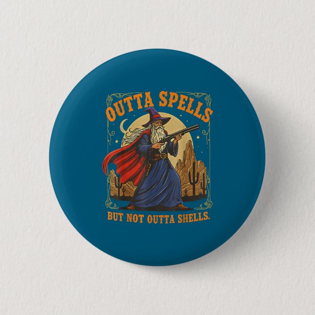 Outta Spells But Not Outta Shells Wizard Fantasy M Knapp (Framsida)