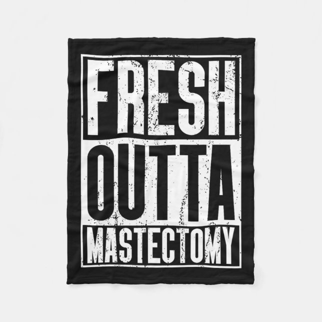 Outta Surgery - Breast Cancer Awareness Mastectomy Fleecefilt (Framsidan)