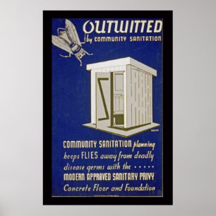 Outwitted Outhouse Poster