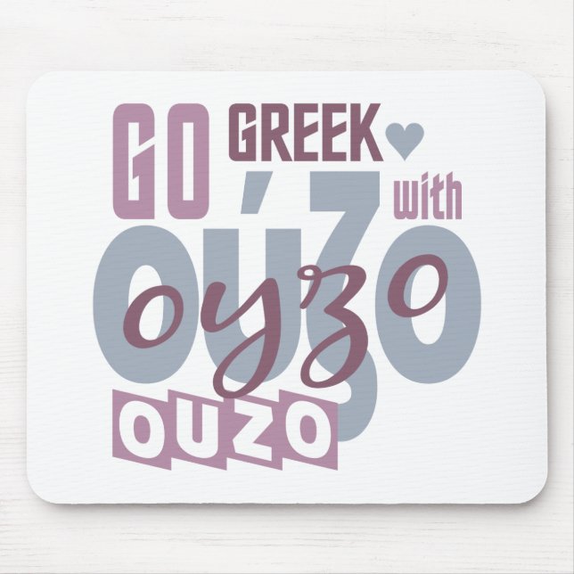 Ouzo mousepad musmatta (Framsidan)