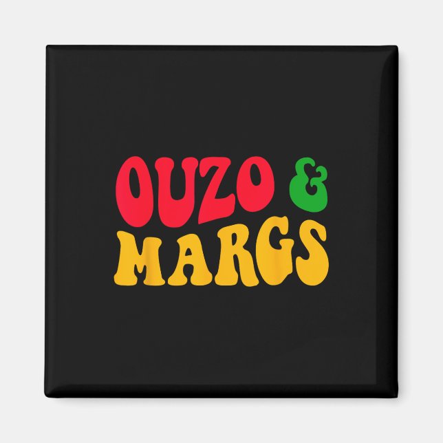 Ouzo och Margs Funny Cinco de Mayo grekisk ortodox Magnet (Framsidan)