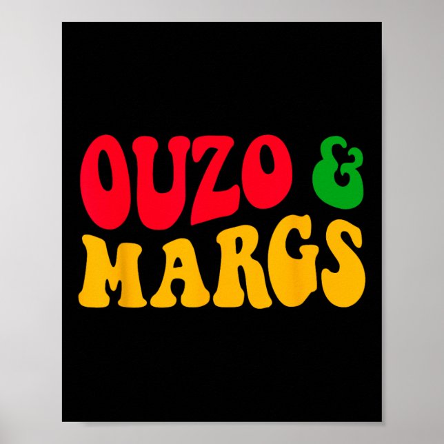 Ouzo och Margs Funny Cinco de Mayo grekisk ortodox Poster (Framsidan)