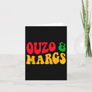 Ouzo Och Margs Roliga Cinco De Mayo Grekisk Ortodo Kort