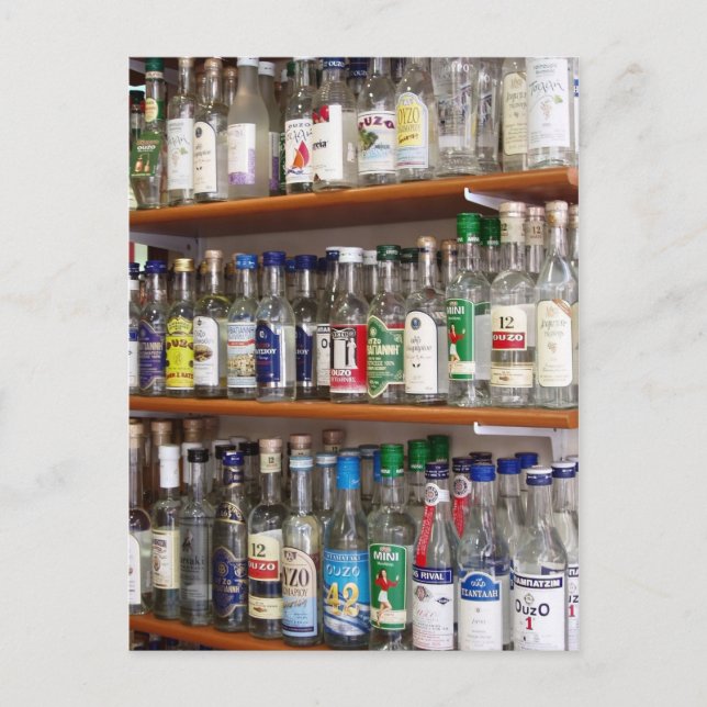 Ouzo vykort (Framsida)