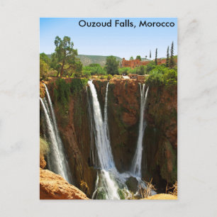 Ouzoud Falls, Marocko Vykort