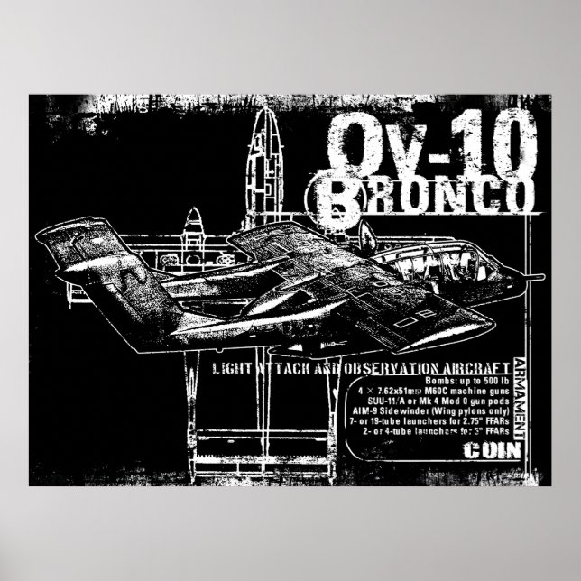 OV-10 Bronco Poster (Framsidan)