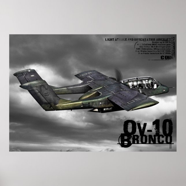 OV-10 Bronco Poster (Framsidan)