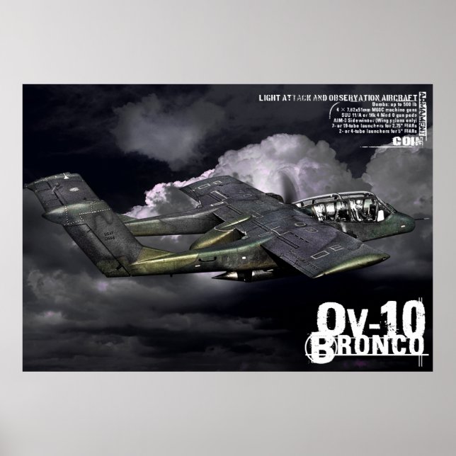 OV-10 Bronco Poster (Framsidan)