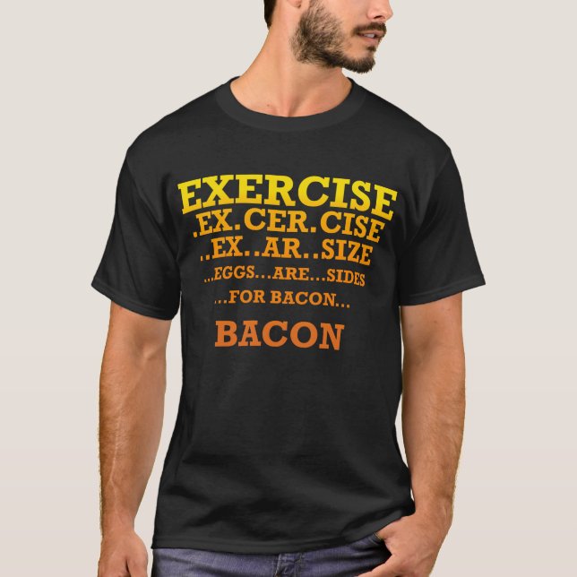 ÖVA ÄGGBACON TEE (Framsida)