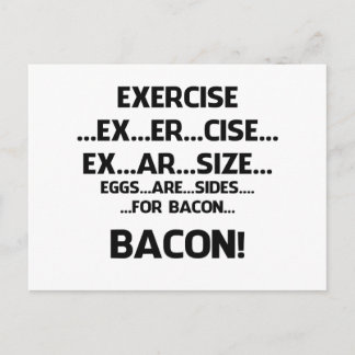 Öva. .BACON Vykort