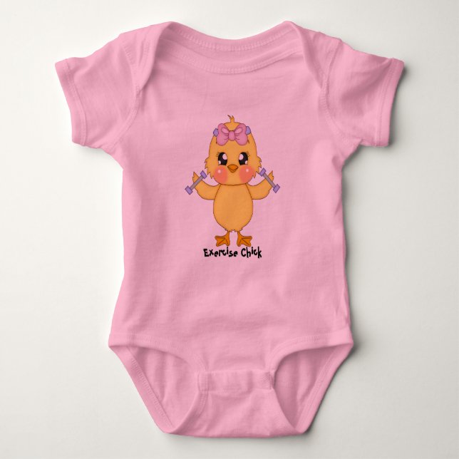 Öva chicken (anpassadet) tee shirt (Framsida)