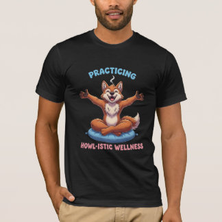 Öva Howl-isk Välbefinnande - Söt Meditation T Shirt
