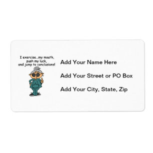 Öva, skjut, hoppa humorn fraktsedel