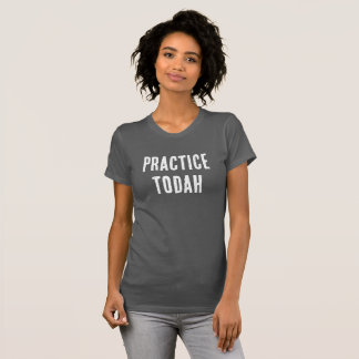 Öva Todah tack typografi T Shirt
