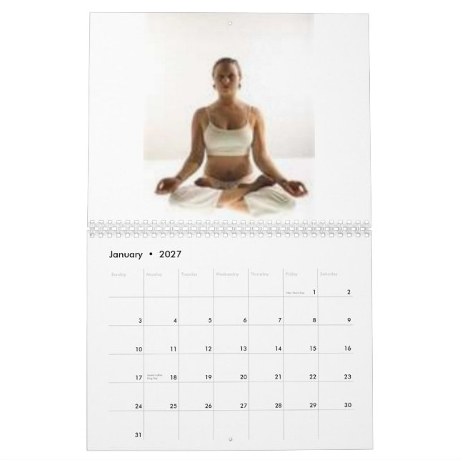 Öva Yoga Kalender (Jan 2027)