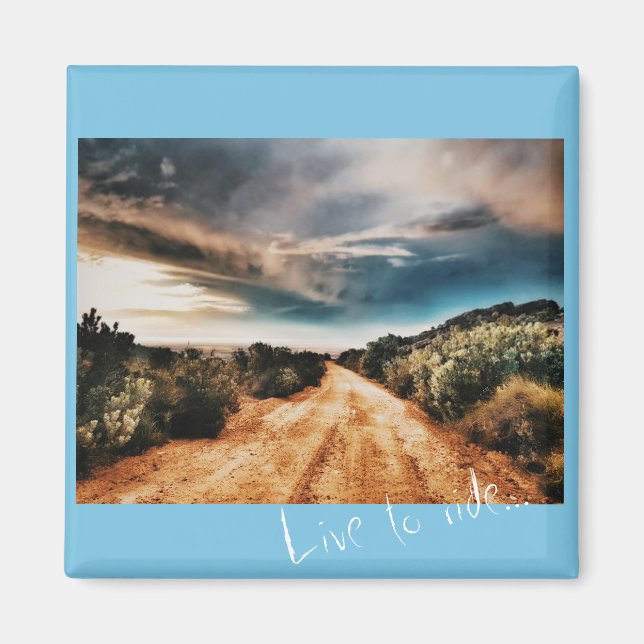 Ovädersmoln Väglandskap Sydafrika Magnet (Framsidan)