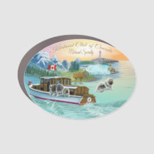 Oval bil Magnet - KCC National Specialty - No year