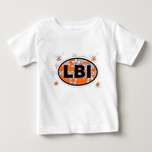 Oval design för Long Beach öEuro Tee Shirt (Framsida)