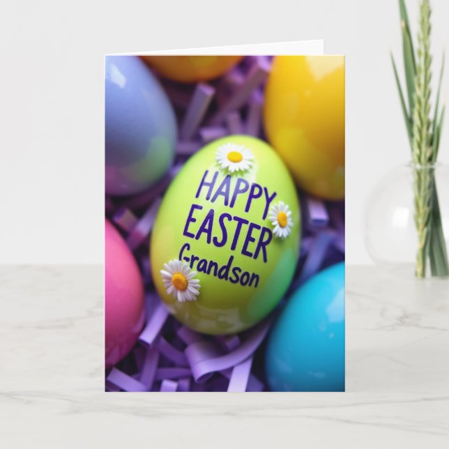 Oval Easter Message Card Kort (Framsida)