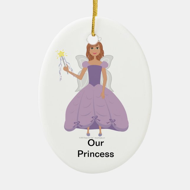 Oval keramisk prydnad för DHG Julgransprydnad Keramik (Framsidan)