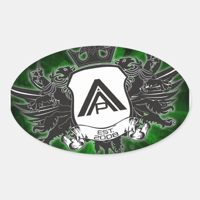 Oval klistermärke (Framsida)