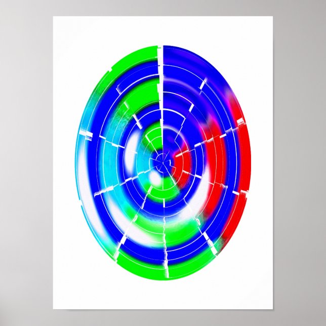Oval labyrint poster (Framsidan)