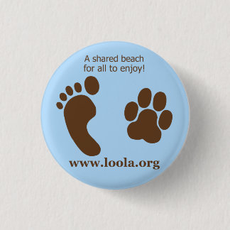 Oval LOOLAorg metall knäppas Knapp