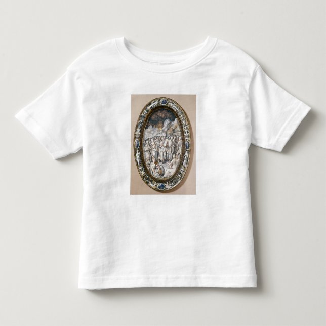 Oval maträtt tee shirt (Framsida)