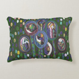 Oval mönster prydnadskudde