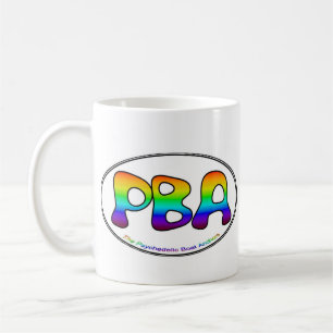 Oval mugg 15oz för PBA-vit