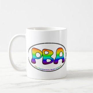 Oval mugg 15oz för PBA-vit