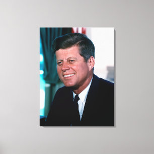Oval Office of President John F. Kennedy Canvastryck